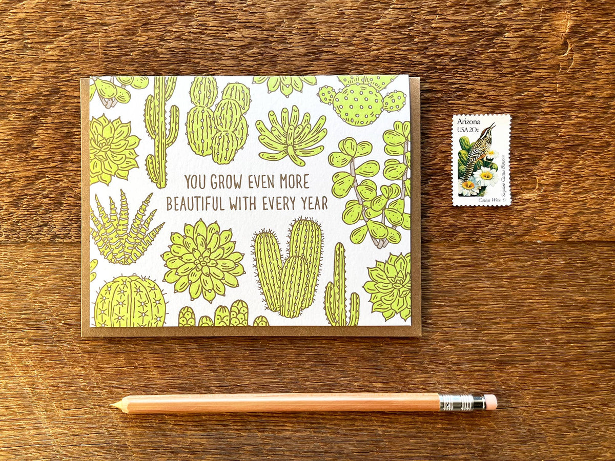 Every Year Birthday Card