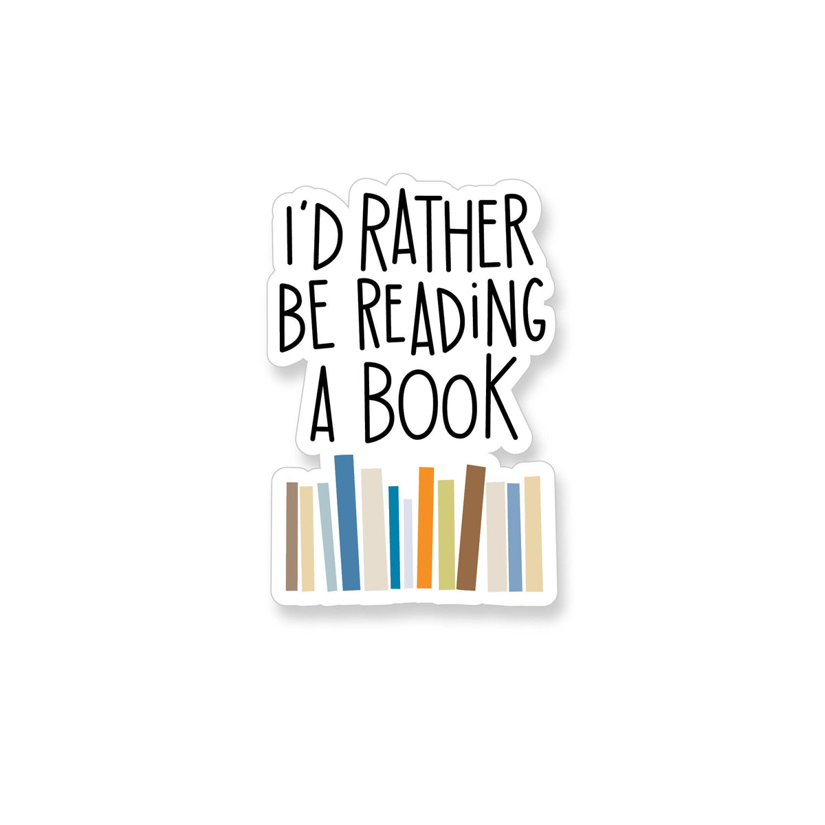 Rather Be Reading Vinyl Sticker