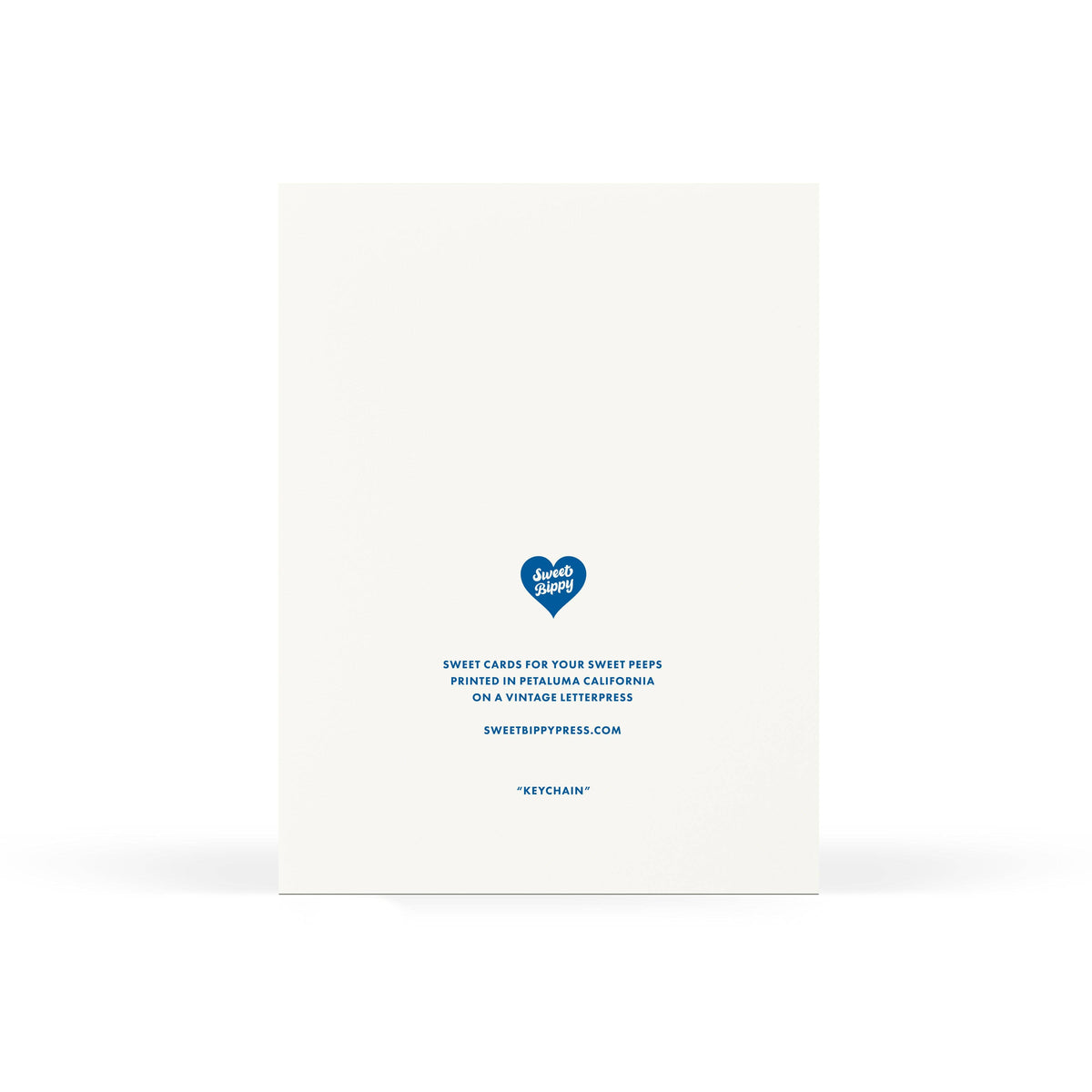 Keychain Foil Housewarming Card