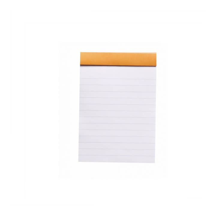 Rhodia Classic Notepad 4 x 6: Orange LINED / 4" x 6"