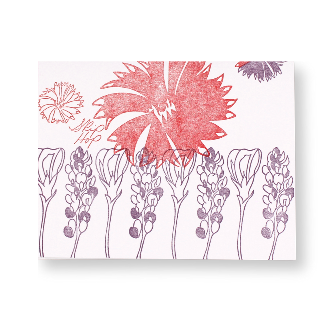 Floral Note Card - Wildflower