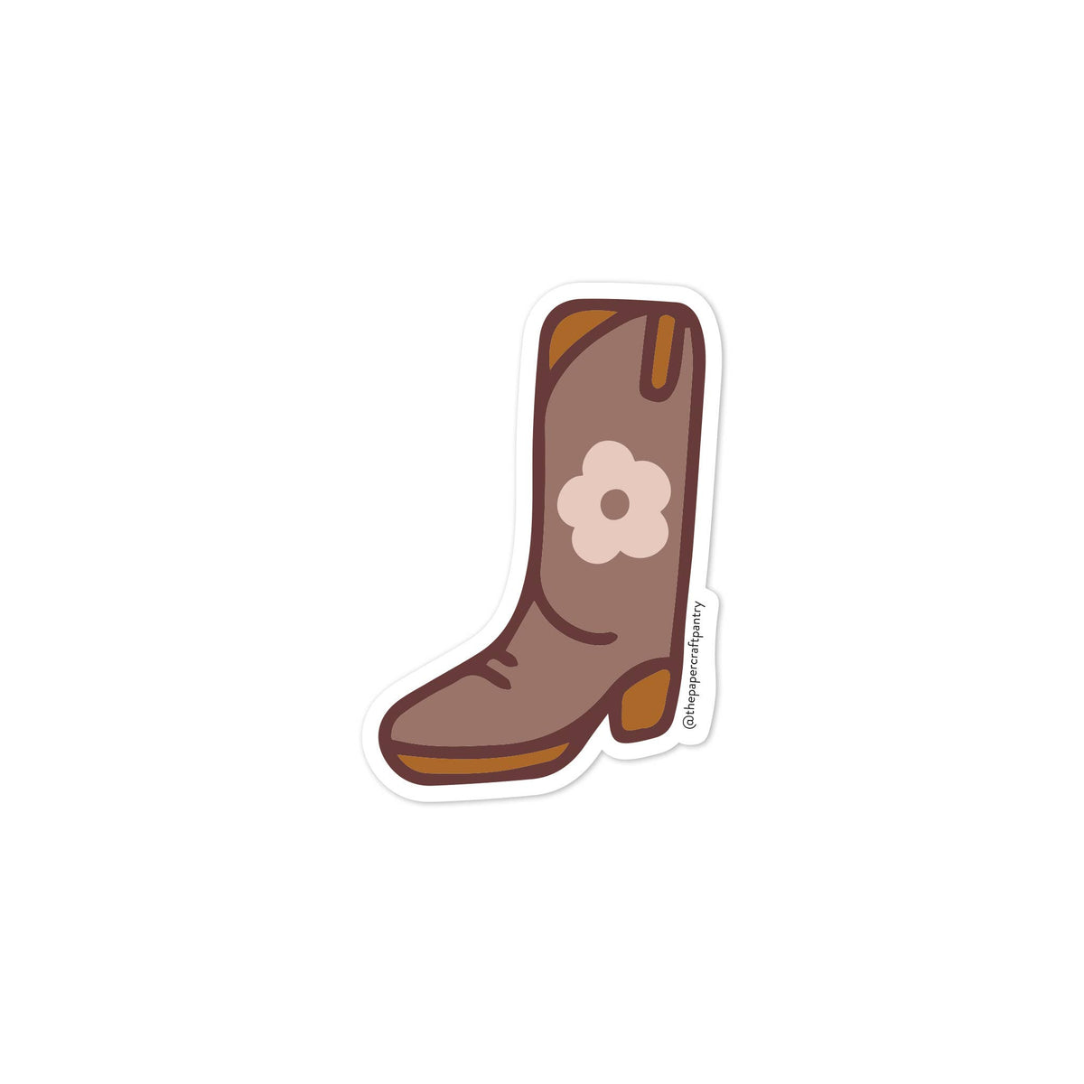 Cute Boot Vinyl Sticker