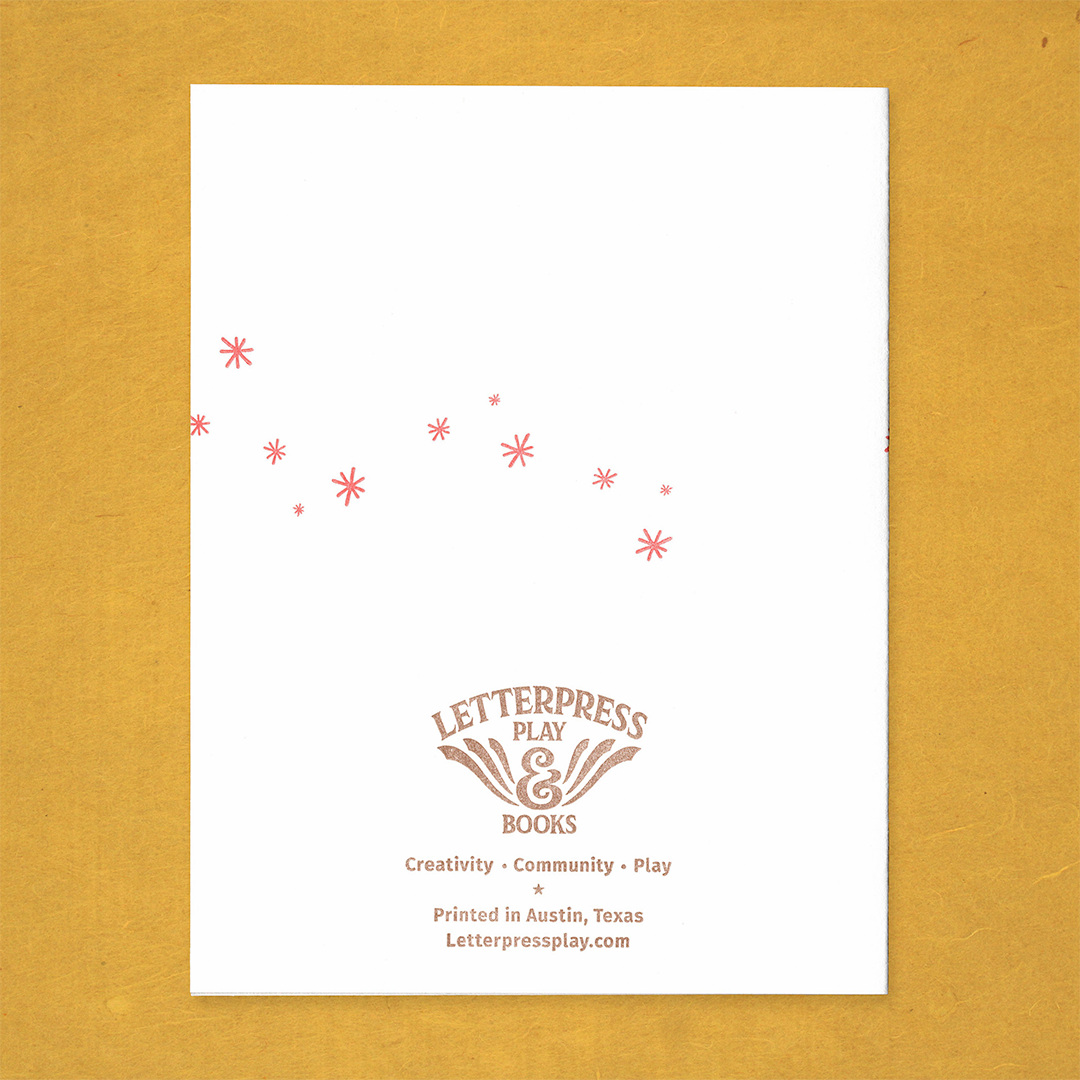 "Bootiful" Letterpress Birthday Card