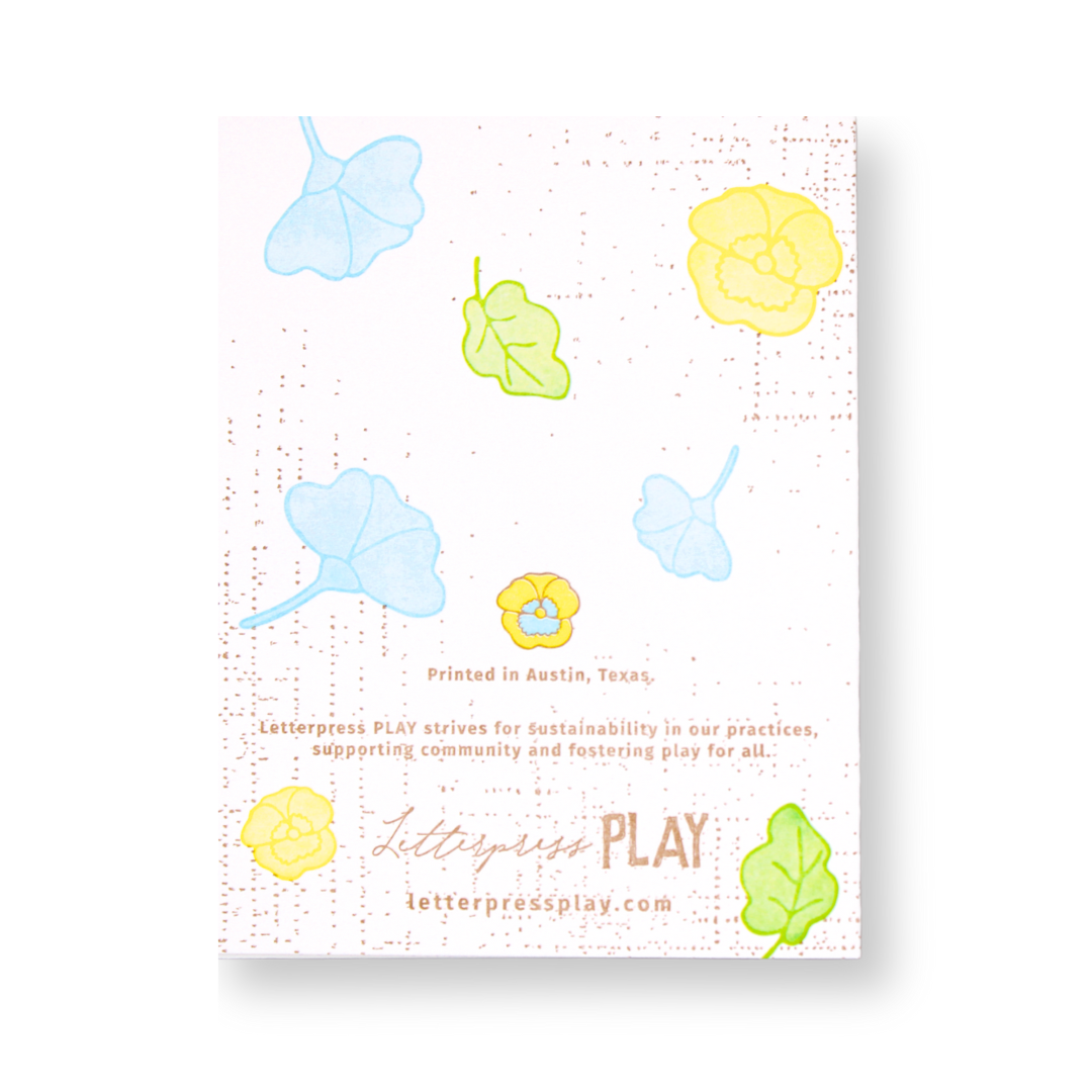 Bunny Get Well Soon Letterpress Card