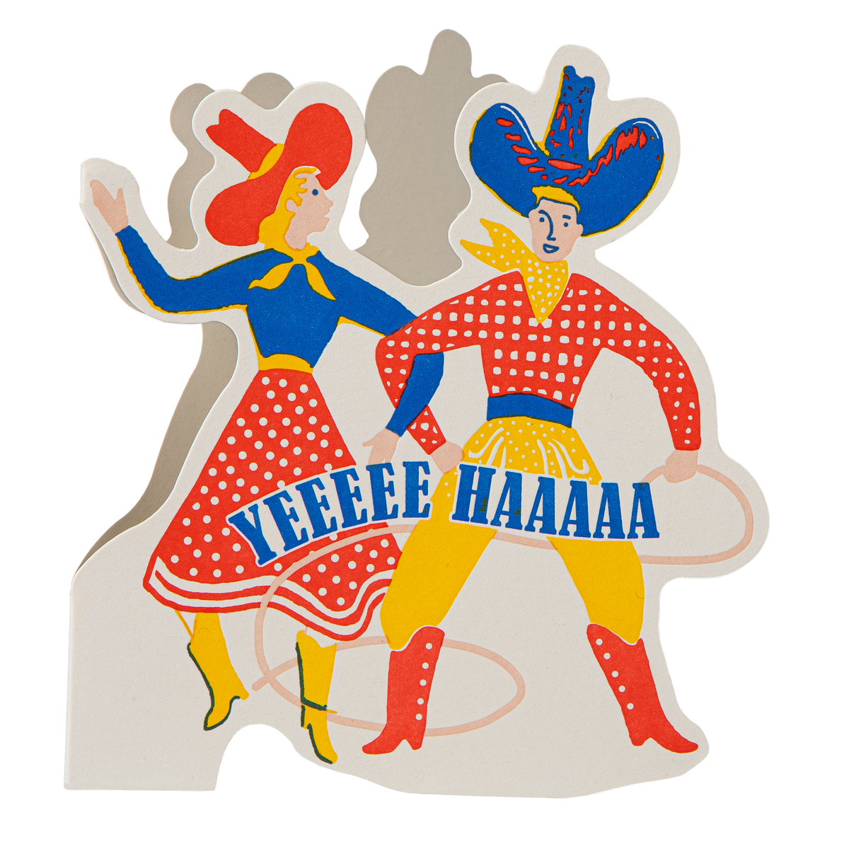 YeeHaa Couple | Cut-Out - Greeting Card