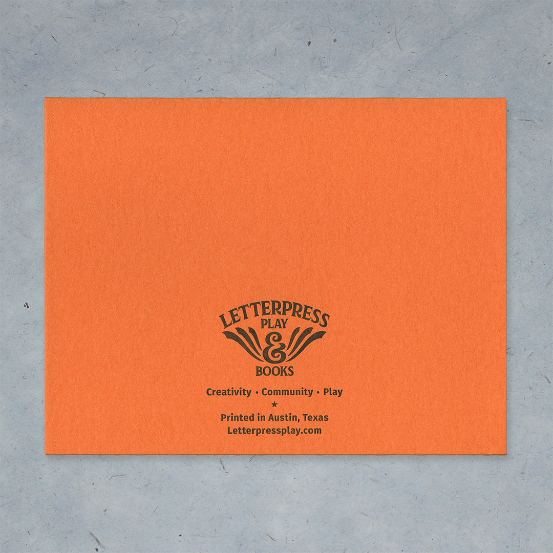 Austin, Texas Letterpress Card