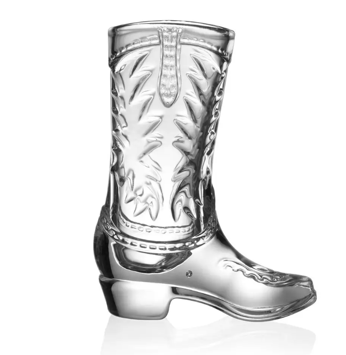Whiskey & Rye Cowboy Boot Shot Glass, Set of 6