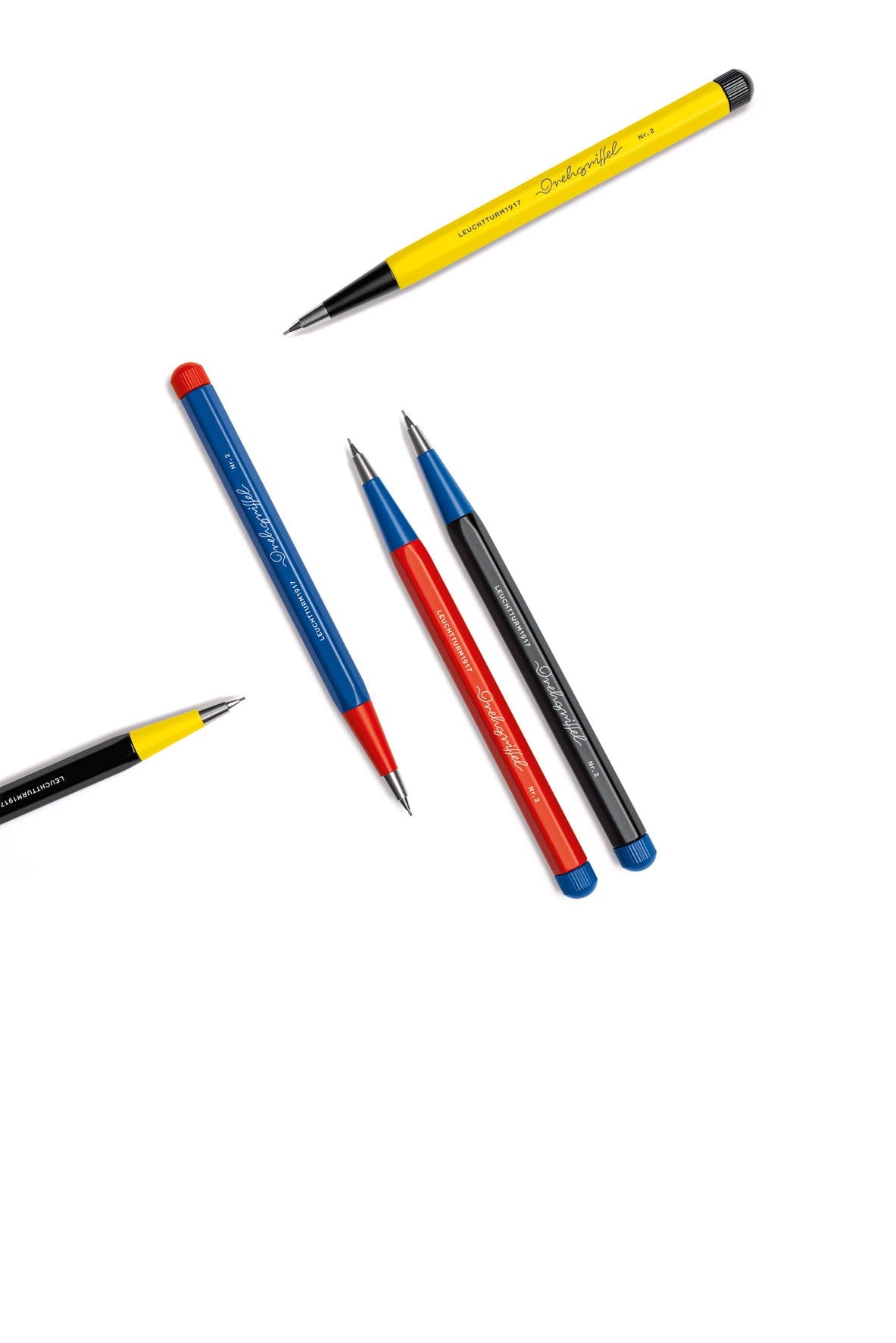 Bauhaus Edition - Drehgriffel Nr.2 - Mechanical Pencil: Black/Lemon