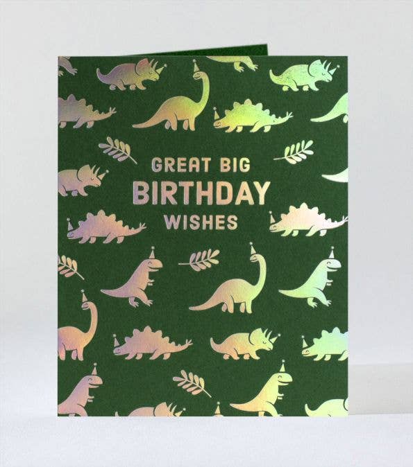 Bday, Dinos at the Disco - Greeting Card