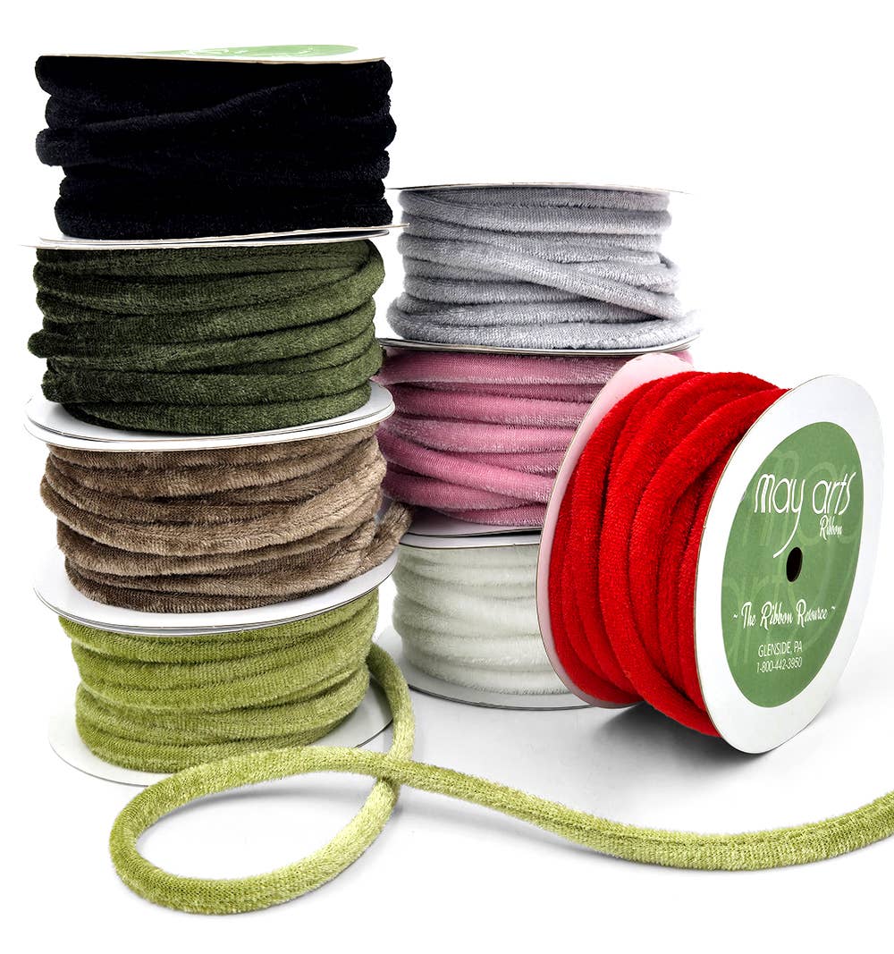 1/4" Velvet Piping Ribbon