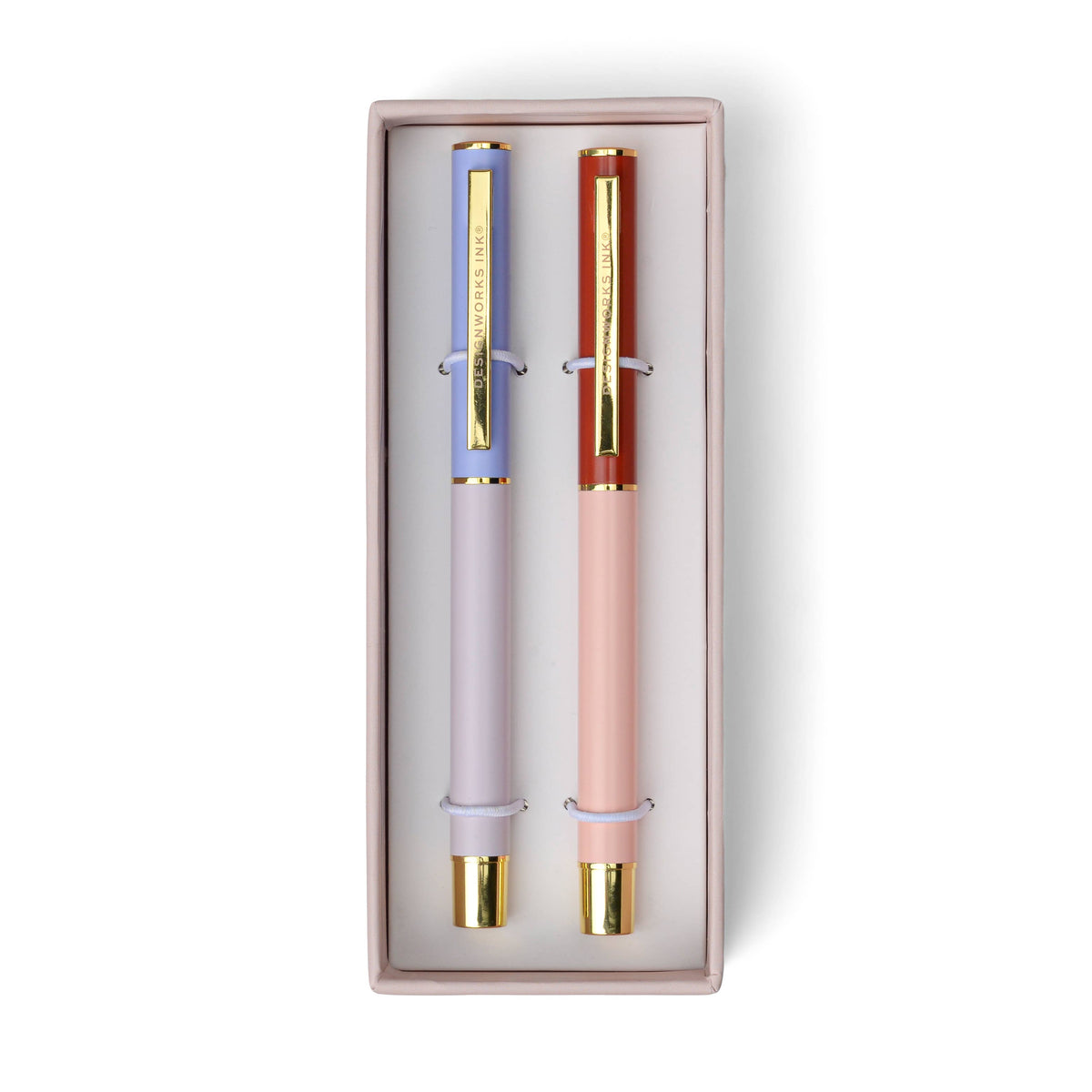 Color Block Pens - Lavender + Blush