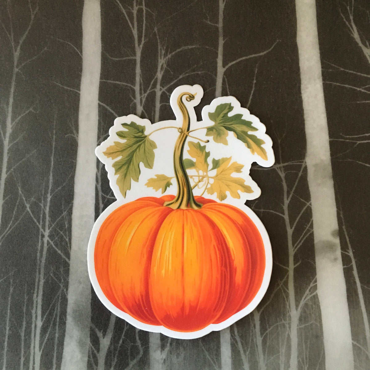 Vintage Halloween Pumpkin Sticker