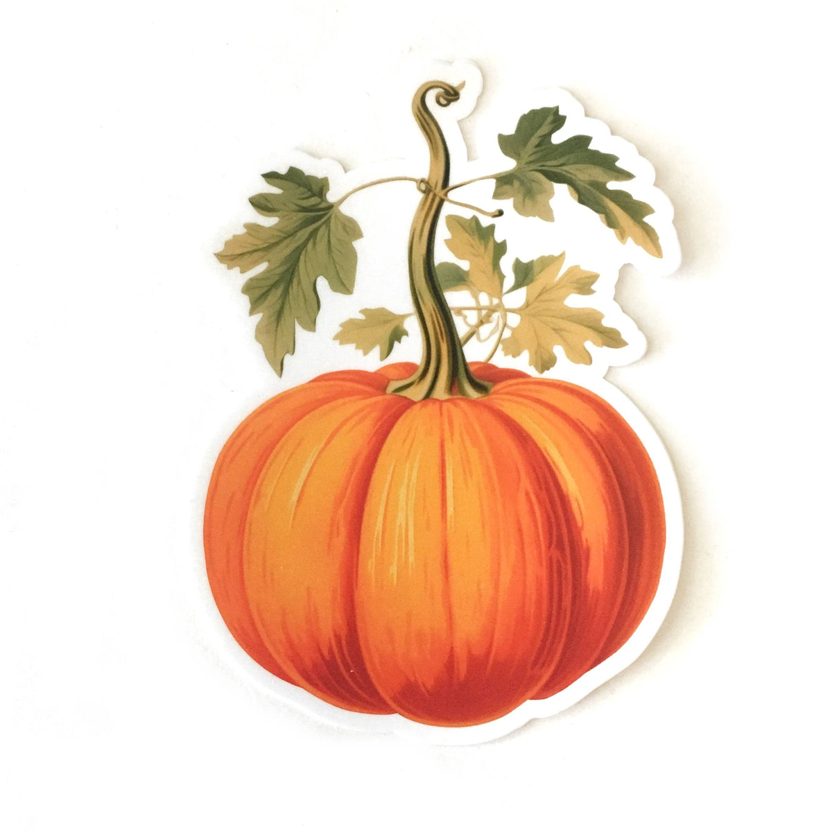 Vintage Halloween Pumpkin Sticker