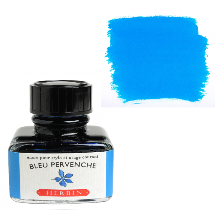 Herbin Fountain Pen Ink 30ml Bottle -40 Colors: Vert Foret (Forest Green)