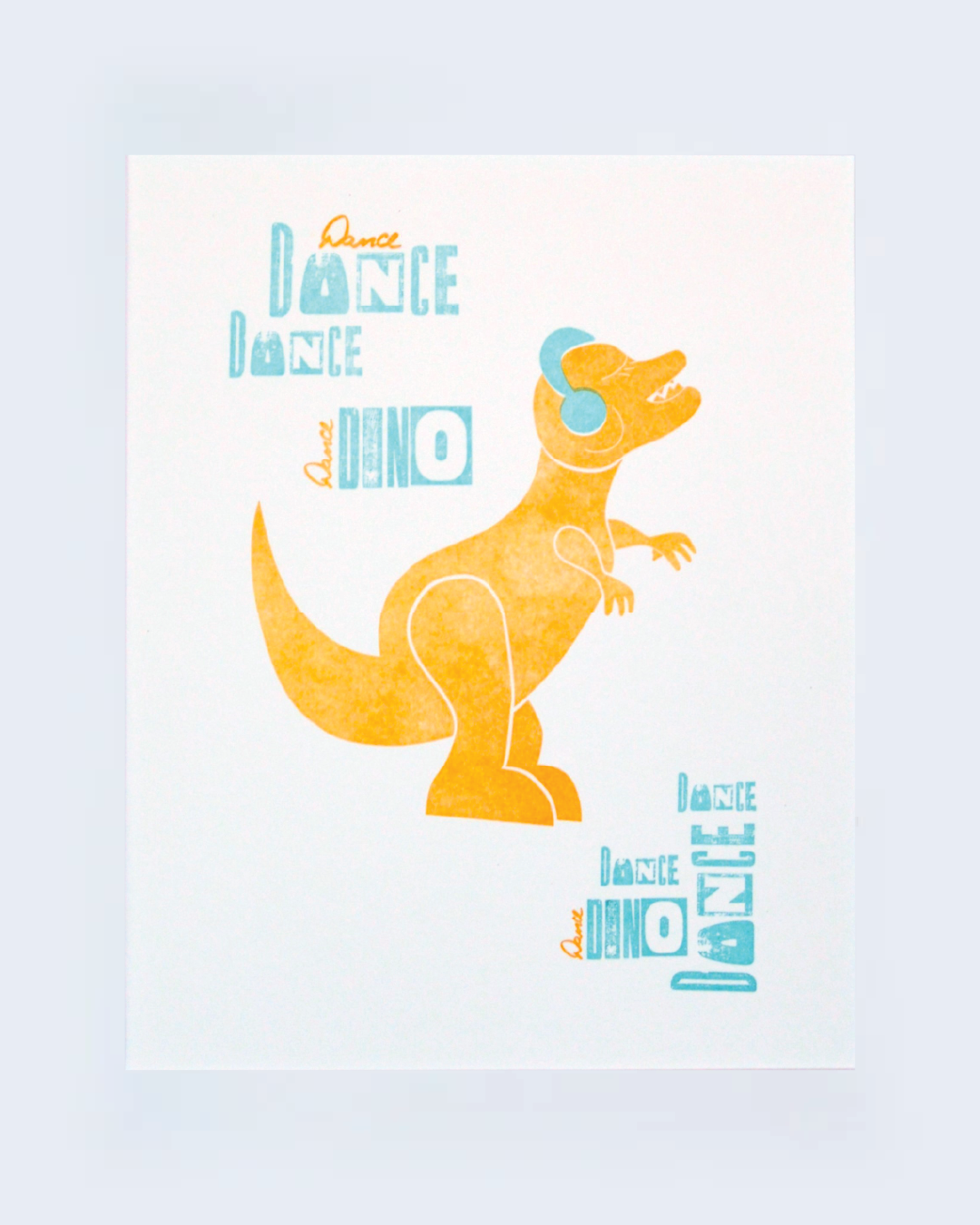 Dance Dance Dino Children's Broadside