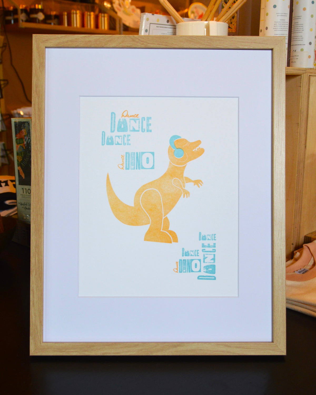 Dance Dance Dino Children's Broadside