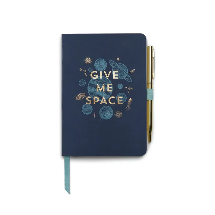 VINTAGE SASS NOTEBOOK WITH PEN - GIVE ME SPACE