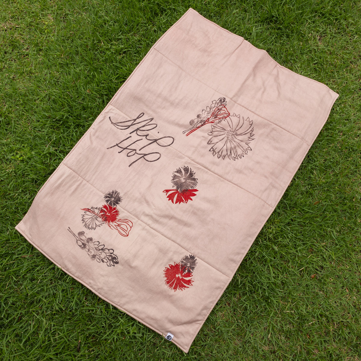 Block-Printed Baby Blanket