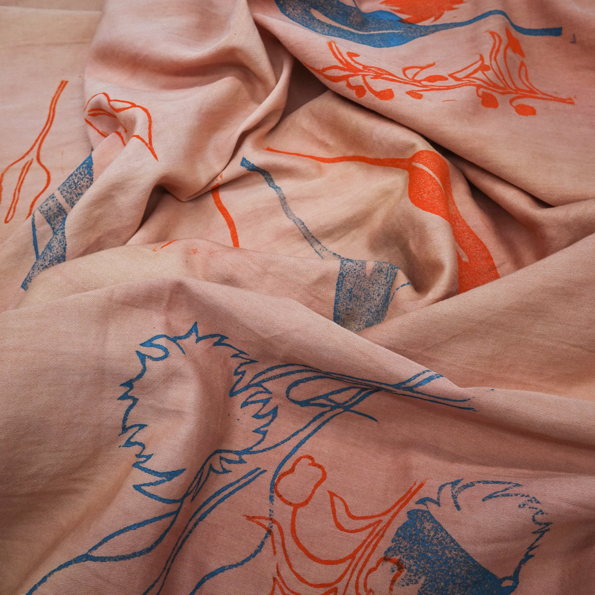 Block-Printed Bandana