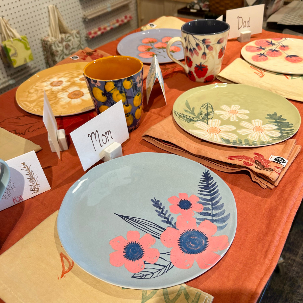 Berries and Florals Plates