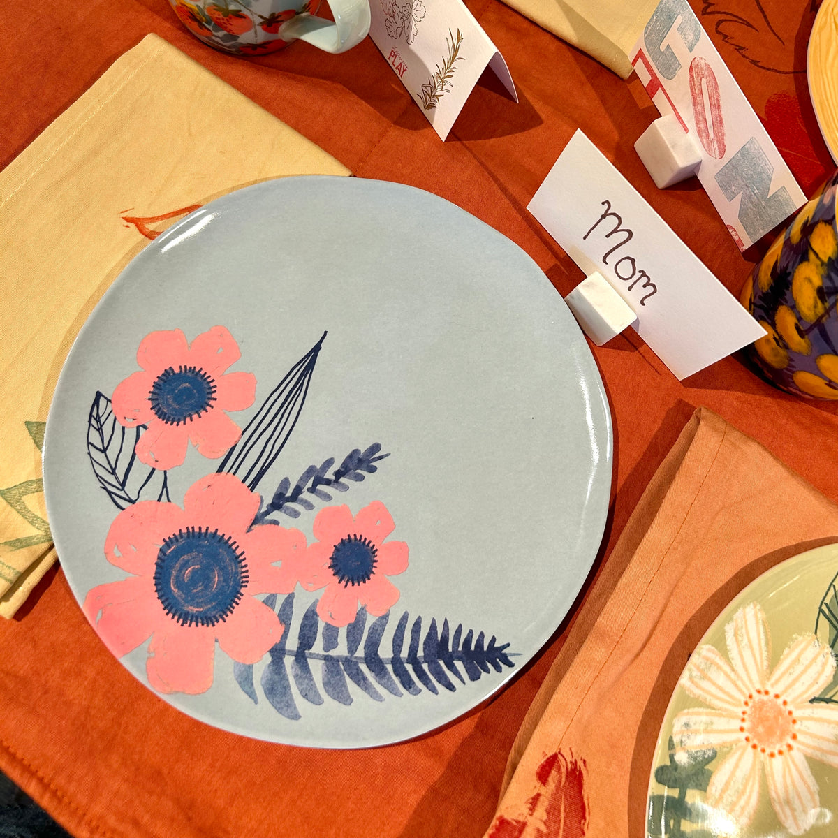 Berries and Florals Plates