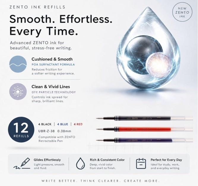 uni-ball ZENTO Flow Model .38 Refill