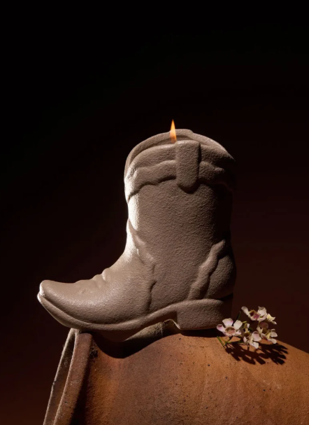 Cowboy Boot Candle - Bergamot & Mahogany