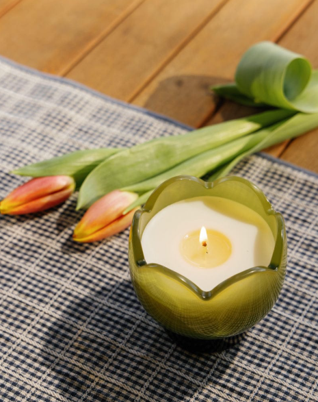 Verbena & Lemongrass - Tulip 5.5 oz Candle