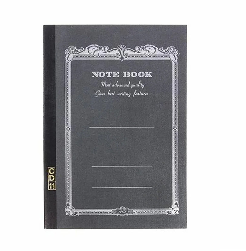 CD Notebook Black - A5, A6, & A7