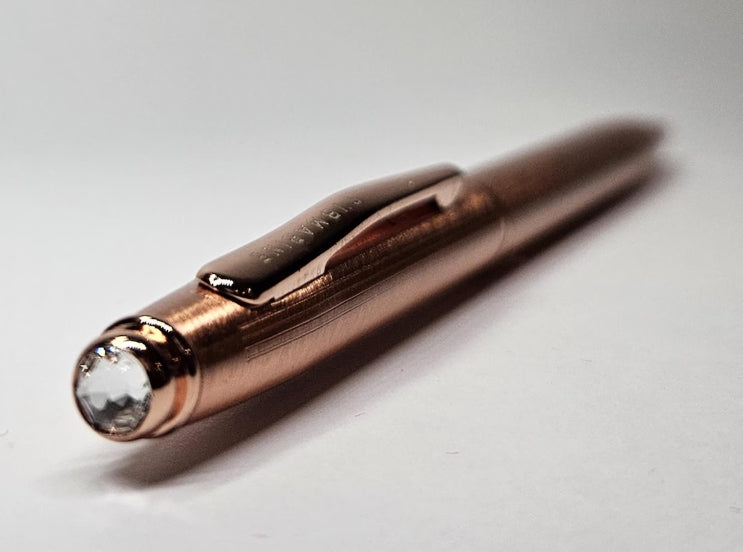 Brass Pen with Crystal Accent
