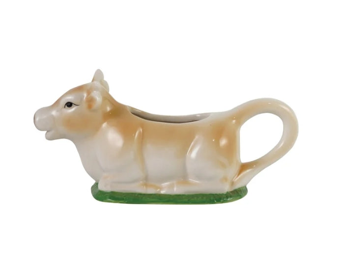 Vintage Hand-Painted Cow Shaped Creamer