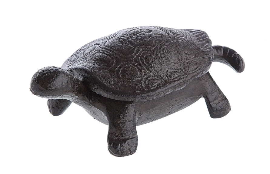 Decorative Cast Iron Turtle Key Box