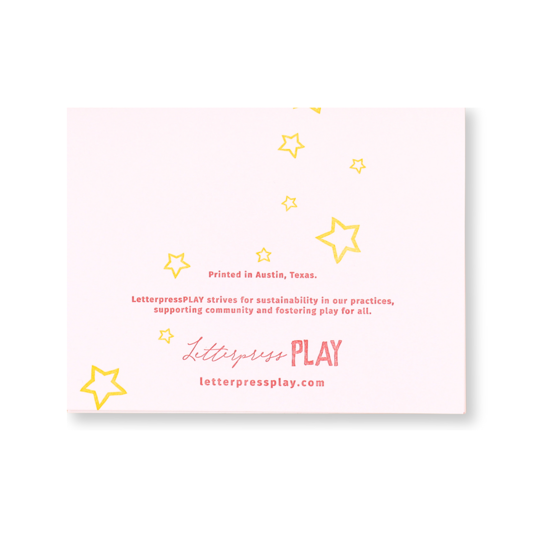 "Howdy" Letterpress Birthday Card