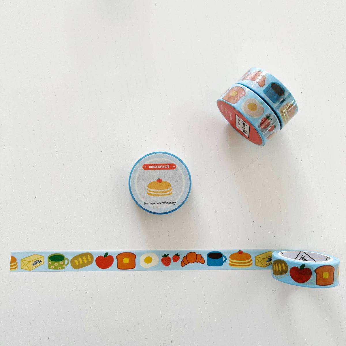 Breakfast Washi Tape - 15mm