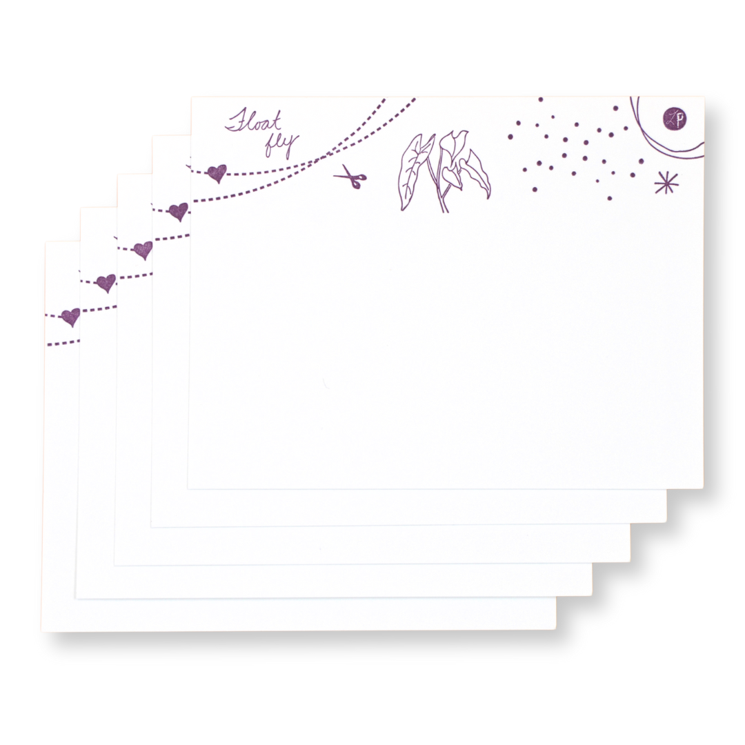 Whimsy Bamboo Notecards (Pack of 5)
