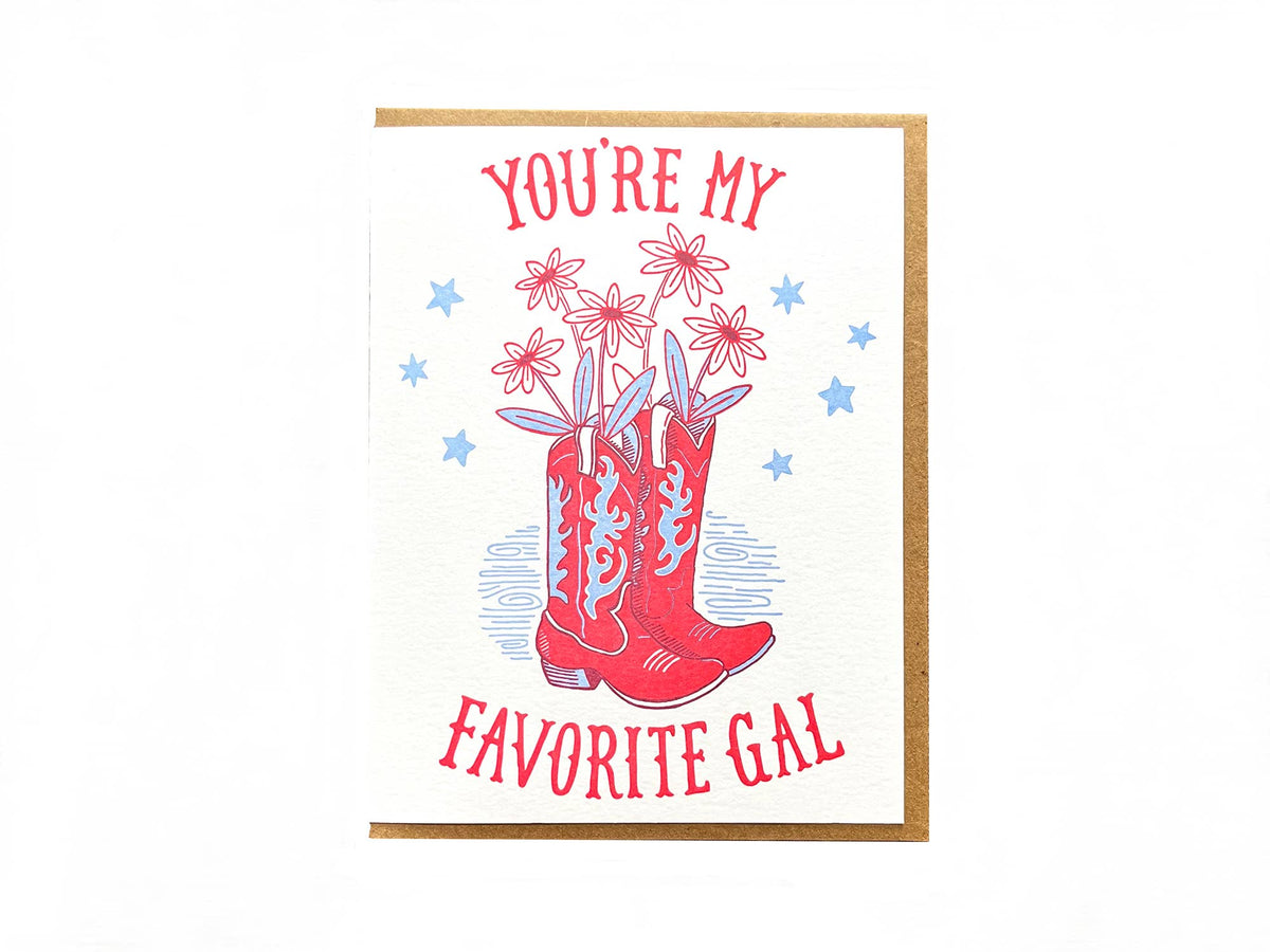 Favorite Gal Card