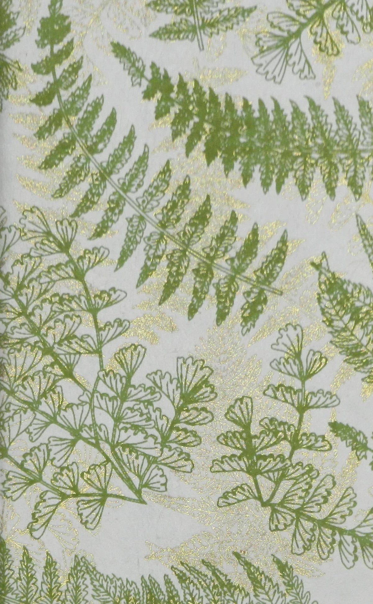 Fern Journal, green/gold