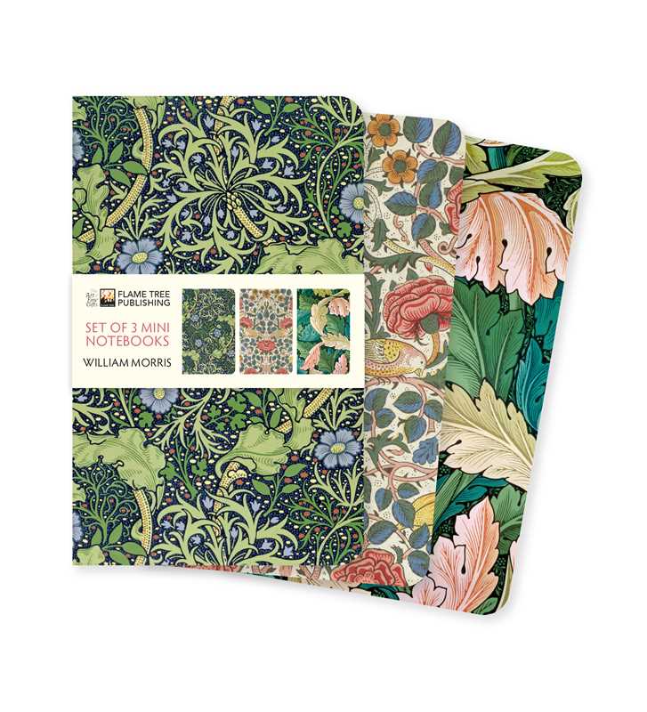 William Morris Set of 3 Mini Notebooks
