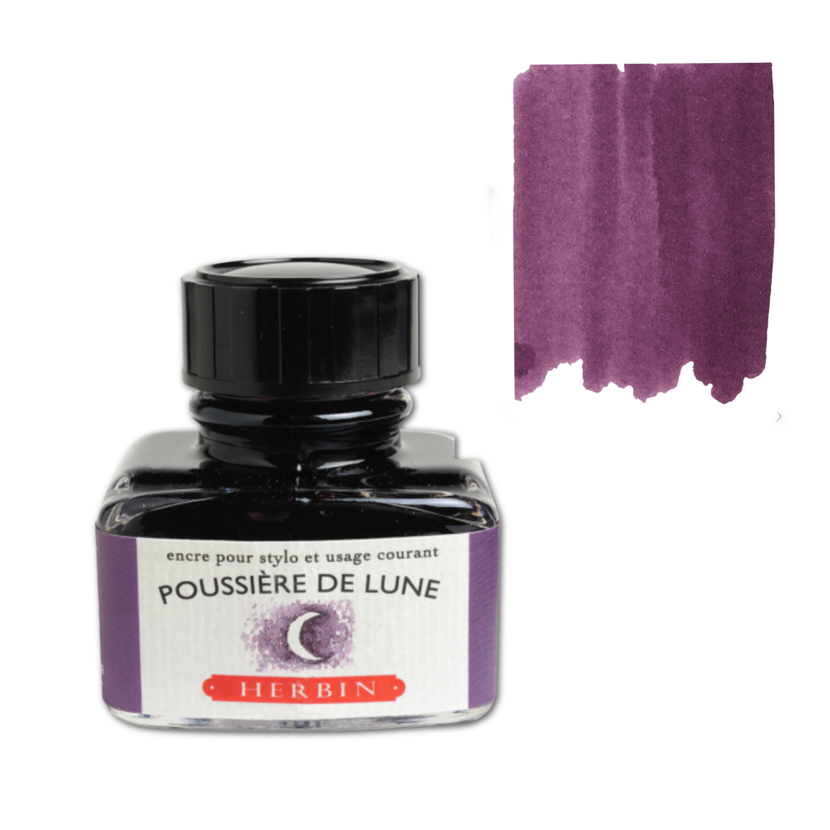 Herbin Fountain Pen Ink 30ml Bottle -40 Colors: Vert Foret (Forest Green)