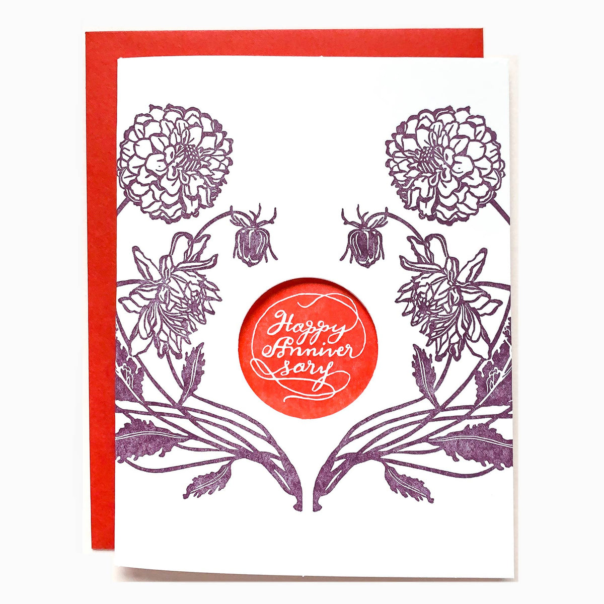 Anniversary Botanical Card
