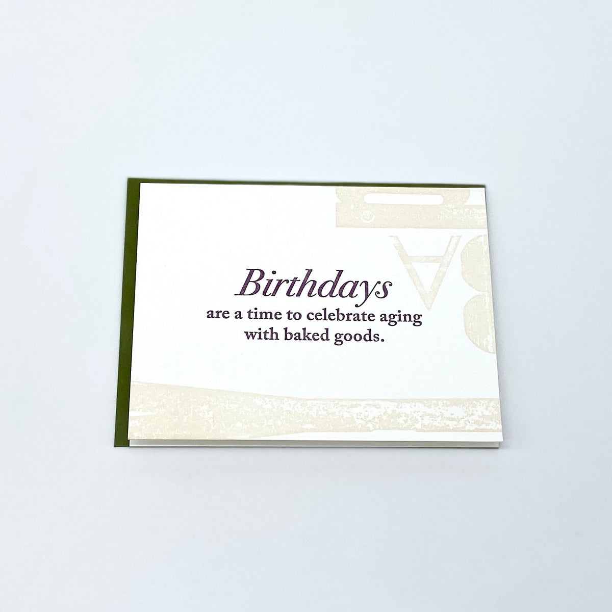 Birthday Card - Baked