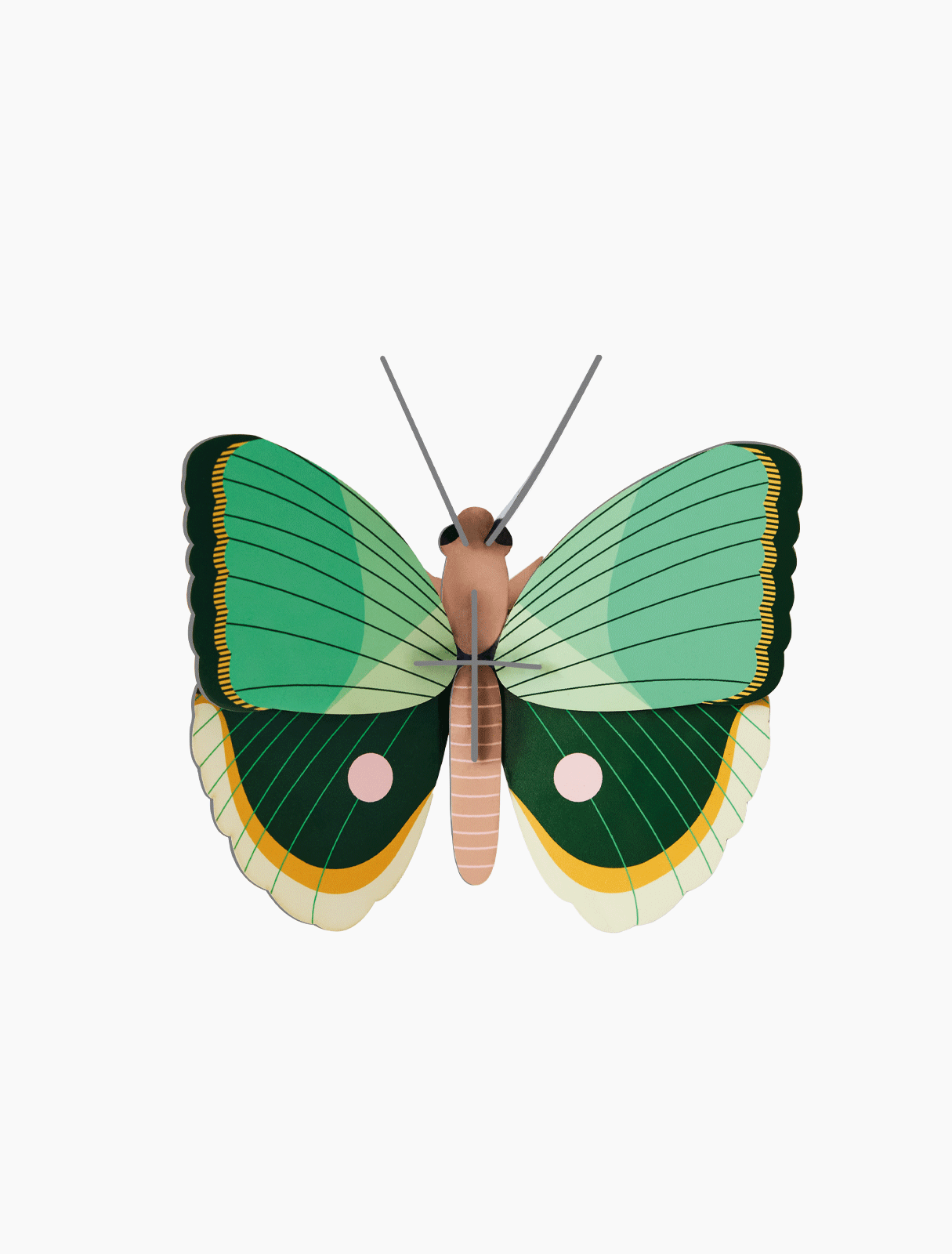 Fern Striped Butterfly 3D Wall Craft