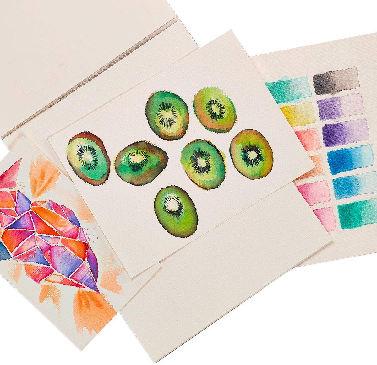 Chroma Blends Watercolor Pad - 8 x 10 - Drawing View - Austin Gift Shop