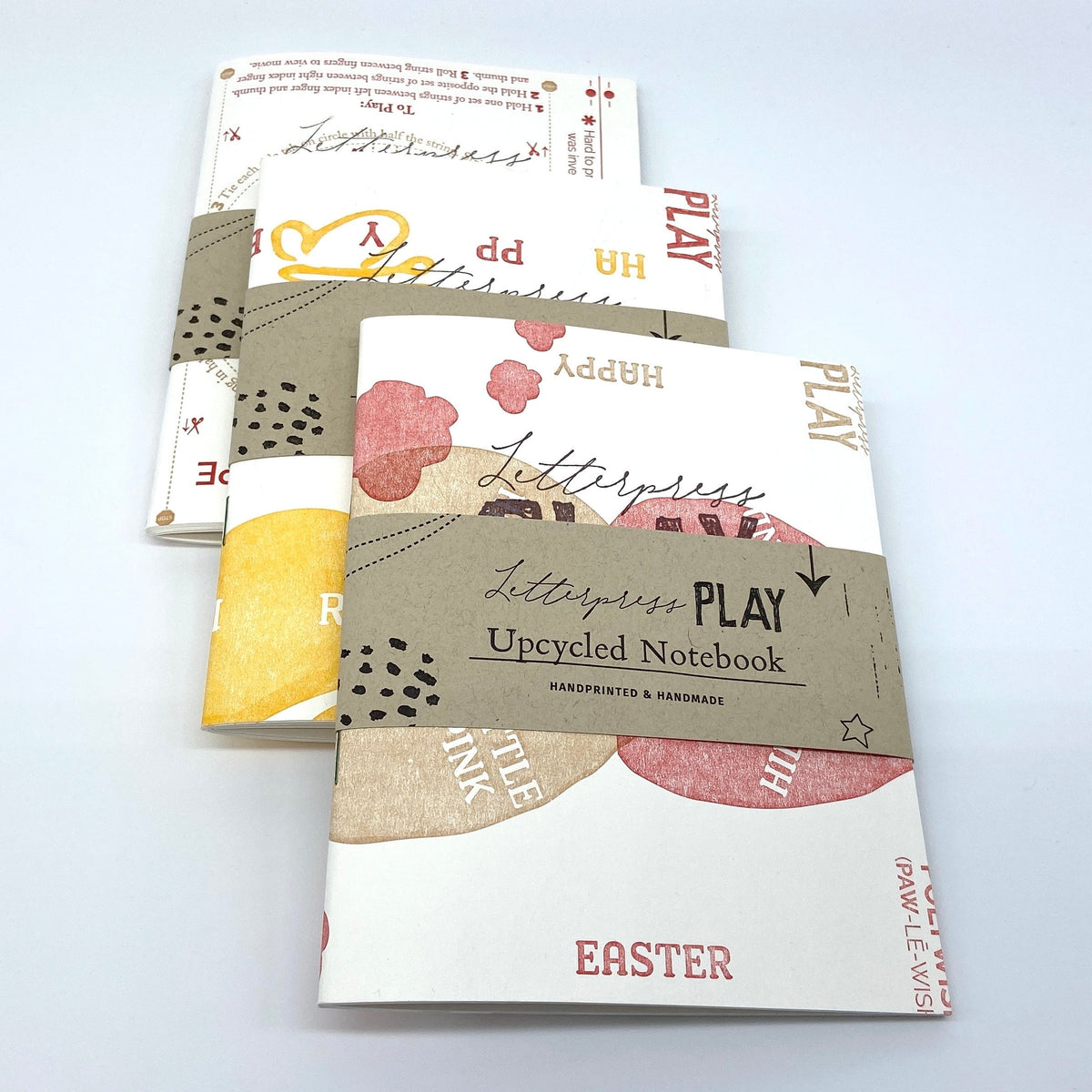 Upcycled Letterpress Notebook - Large - Notebooks & Notepads